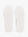 White Leather Court Trainers  Women