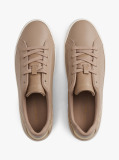 Bej Sneakers Din Piele Cu Talpa Groasa  Femei