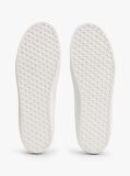 Alb Sneakers Din Piele Cu Embosare Metalica  Femei