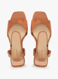 Maro Sandale Wedge Din Piele Cu Monograma Th  Femei