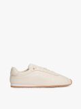 Bej TH Monogram Sneakers Din Piele Cu Low Profil   Femei