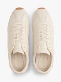 Bej TH Monogram Sneakers Din Piele Cu Low Profil   Femei
