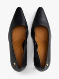 Black Leather TH Monogram Stiletto Heels  Women