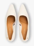 Beige TH Monogram Plaque Leather High Heels  Women