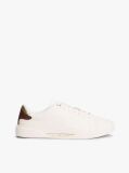 Beige Leather Court Sneakers  Women