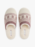Multi Fair Isle Knit Slippers  Women