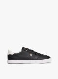 Black Leather TH Monogram Lace-Up Trainers  Women