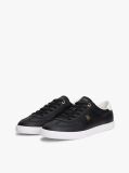 Black Leather TH Monogram Lace-Up Trainers  Women