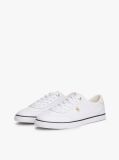 White Leather TH Monogram Lace-Up Trainers  Women