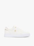 White Leather TH Monogram Cupsole Trainers  Women