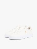 White Leather TH Monogram Cupsole Trainers  Women