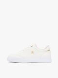 White Leather TH Monogram Cupsole Trainers  Women