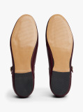 Brown Leather Mary Jane Ballerinas  Women
