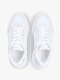 White Suede Chunky Lace-Up Trainers  Women