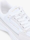 White Suede Chunky Lace-Up Trainers  Women