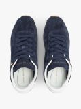 Blue Suede TH Monogram Low Profile Trainers  Women