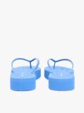 Blue Repeat Logo Platform Flip-Flops  Women