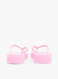 Pink Repeat Logo Platform Flip-Flops  Women