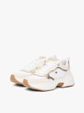 Multi Sneakers Metalici Din Piele Groasa  Femei