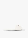 Beige Leather TH Monogram Strap Mules  Women