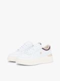 Multi Sneakers Cu Platforma Din Piele Si Toc Metalic  Femei