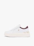 Multi Sneakers Cu Platforma Din Piele Si Toc Metalic  Femei