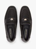 Negru Mocasini Din Piele Cutout  Femei