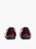 Rosu Balerini Din Piele Patent Cu Charm  Femei