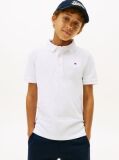 Alb Tricou Polo Din Bumbac Organic  Baieti