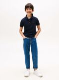 Blue Tricou Polo Din Bumbac Organic  Baieti