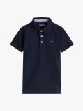 Blue Tricou Polo Din Bumbac Organic  Baieti