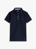 Blue Tricou Polo Din Bumbac Organic  Baieti