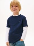 Blue Tricou Din Bumbac Organic Essential  Baieti
