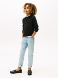 Negru Tricou Cu Maneca Lunga Din Bumbac Organic  Baieti