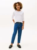 Alb Tricou Cu Maneca Lunga Din Bumbac Organic  Baieti