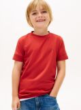 Rosu Tricou Din Bumbac Organic Essential  Baieti