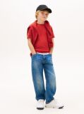 Rosu Tricou Din Bumbac Organic Essential  Baieti