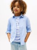 Blue Camasa Din Bumbac Elastic Oxford  Baieti