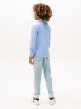 Blue Camasa Din Bumbac Elastic Oxford  Baieti