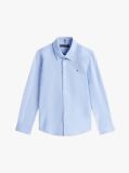 Blue Camasa Din Bumbac Elastic Oxford  Baieti