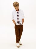Alb Camasa Din Bumbac Elastic Oxford  Baieti