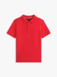 Red Essential Flag Embroidery Regular Fit Polo  Boys