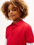 Red Essential Flag Embroidery Regular Fit Polo  Boys