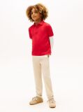 Red Essential Flag Embroidery Regular Fit Polo  Boys