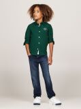Verde Camasa Oxford Regular Cu Logo Hilfiger    Baieti