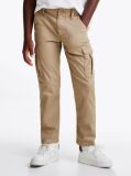 Bej Pantaloni Cargo Tesuti  Baieti