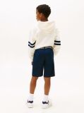 Blue Belted Woven Shorts  Boys