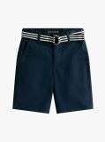 Blue Belted Woven Shorts  Boys