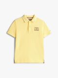 Yellow Logo Embroidery Polo Shirt  Boys