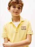 Yellow Logo Embroidery Polo Shirt  Boys